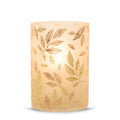 Frosted Gold Jar Candle Holder Jar Candle Holder